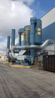 55,000 cfm Mac Process #120MCF494 Baghouse Dust Collector