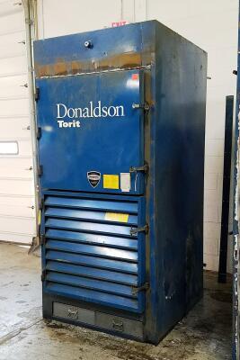 5,500 cfm Donaldson Torit #DWS-6 Booth & Backdraft Dust Collector
