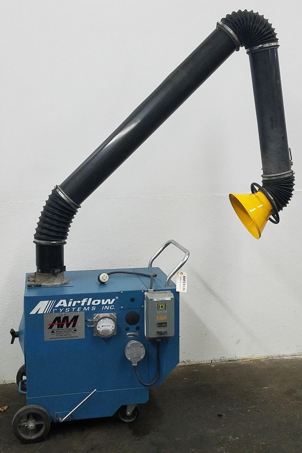 800 cfm Airflow Systems #DCH1 Portable Cartridge Dust Collector