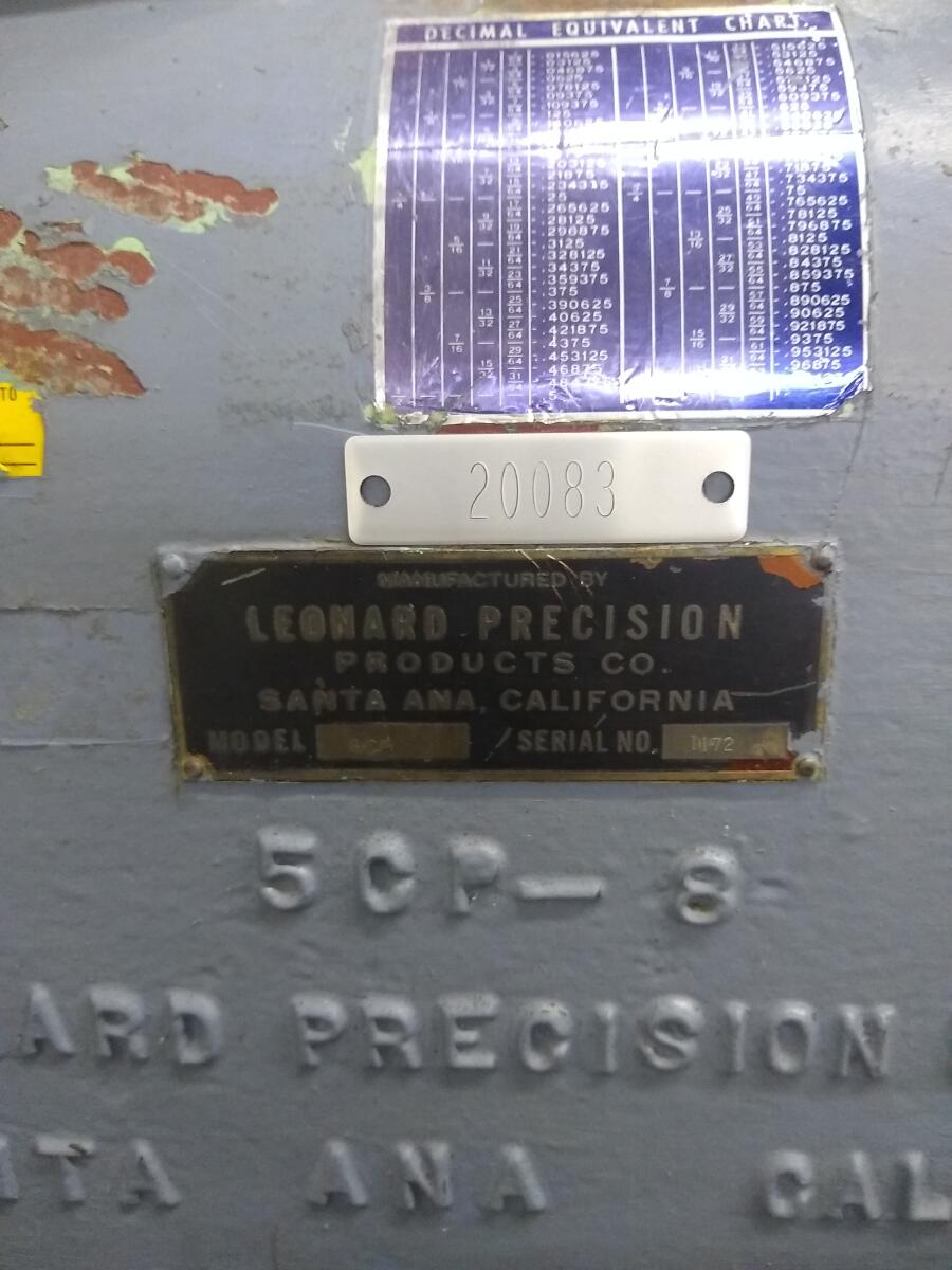 Additional image #2 for 8" Leonard Conrac #5CP-8 Tube End Former