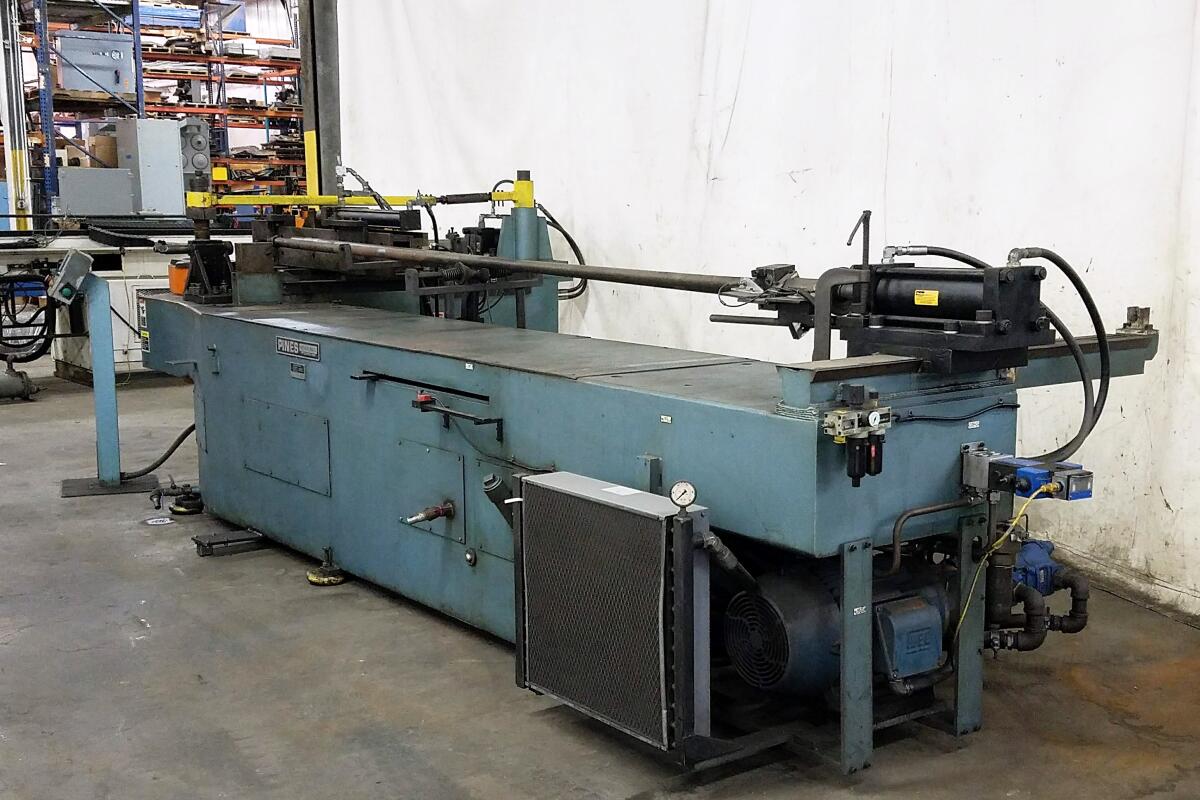 Additional image #1 for 6" Pines #4 Tube Bender w/ Mandrel, Digital Controls, Overhead Tie, PDA