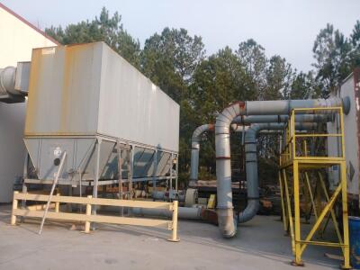 30,000 cfm Disa #NFK2000 6+1 HJLR Baghouse Dust Collector