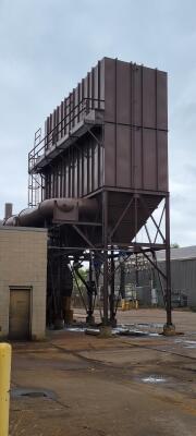 80,000 cfm Sly #STJ-4917-10-WIP Baghouse Dust Collector