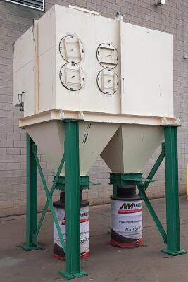 4,000 cfm Bact Engineering #SLC5-5-S Cartridge Dust Collector