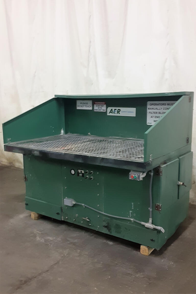 Additional image #1 for 4,000 cfm #AER APB-42X76 Downdraft Table  Dust Collector-SOLD