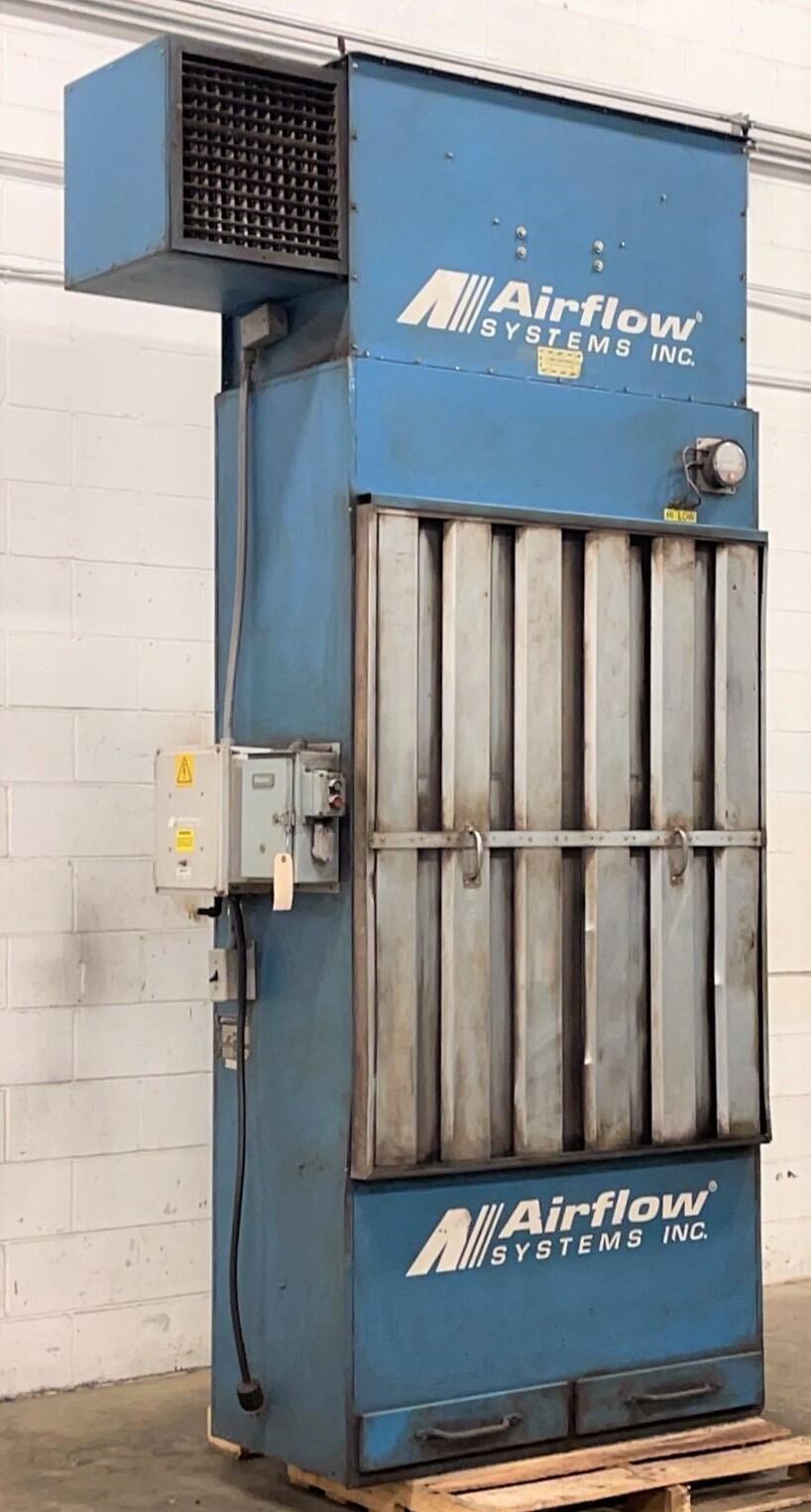 4,500 cfm Airflow #Power Booth SLXI Booth & Backdraft Dust Collector