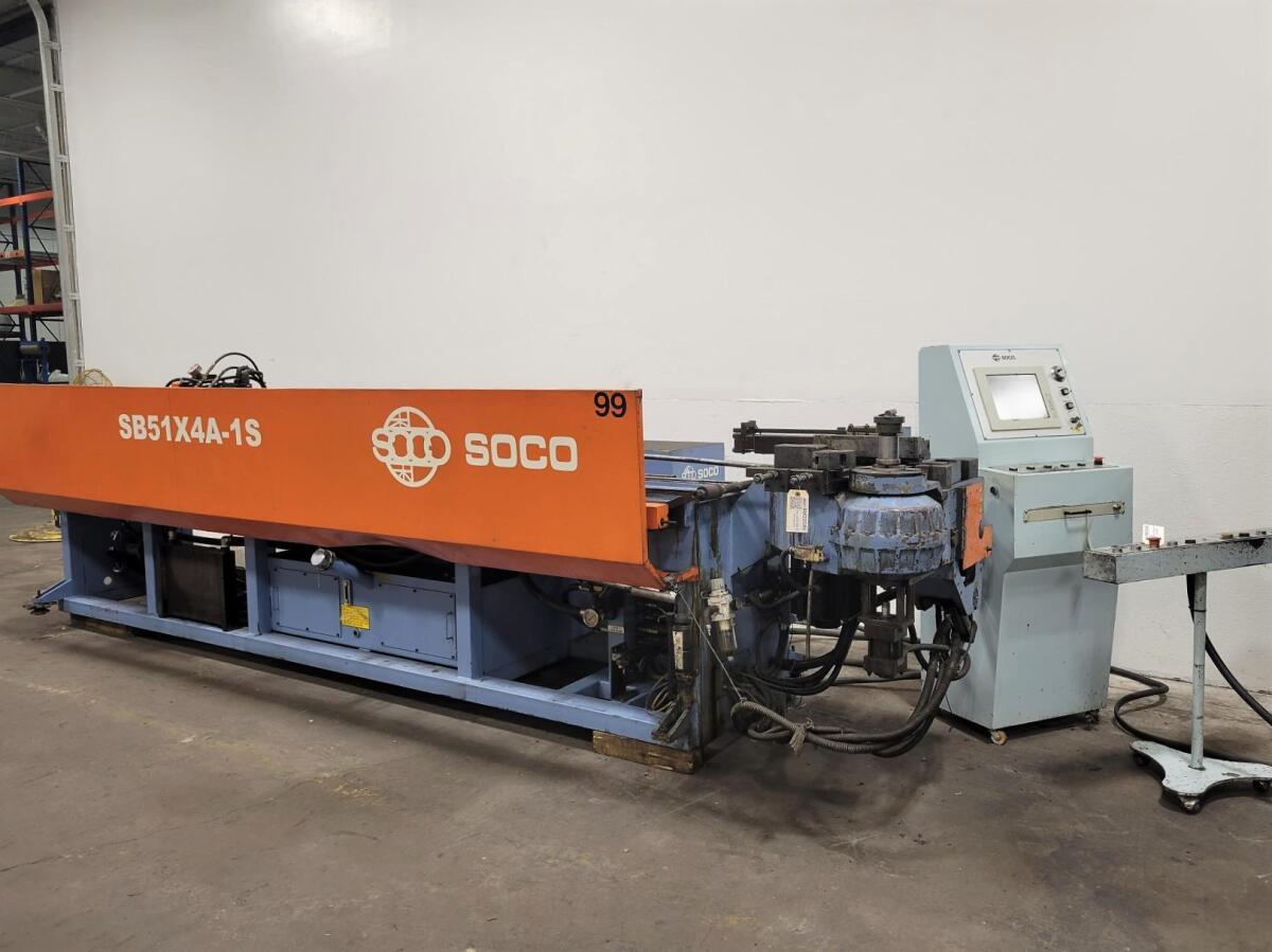 Additional image #1 for 2'' Soco #SB-51X4A-1S CNC Tube Bender